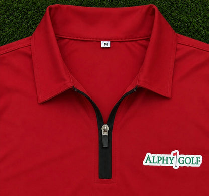 Men's Performance Zip Polo