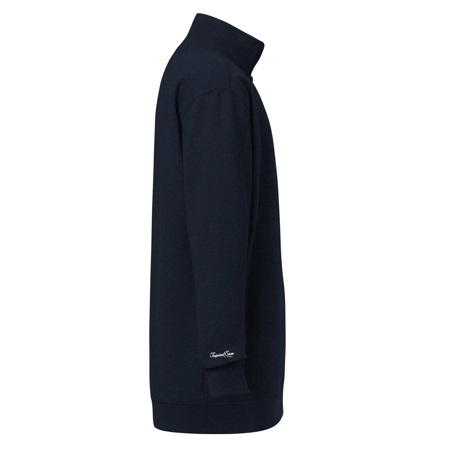 Tropical Seas by AlphyGolf Quarter Zip fleece pullover