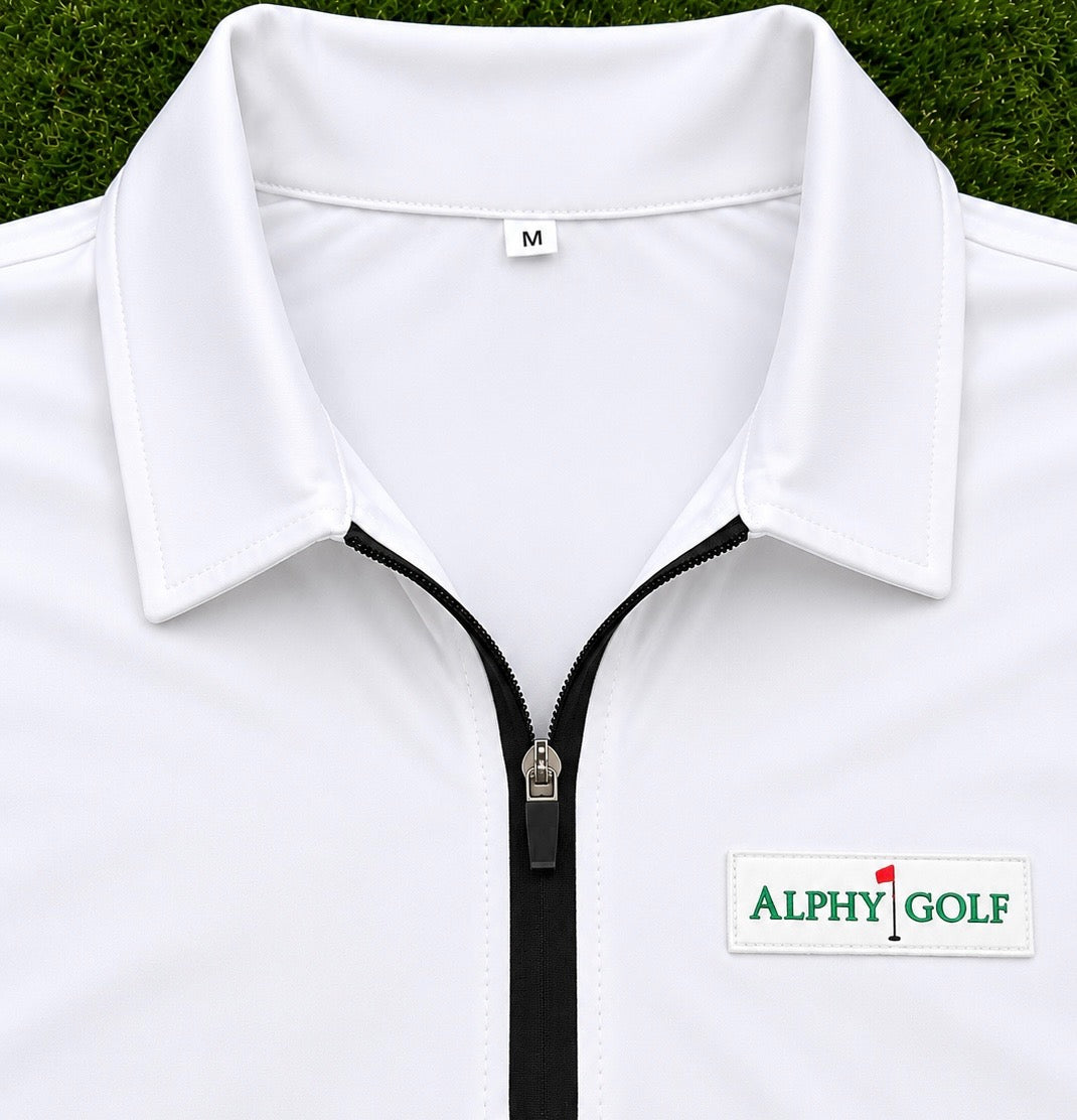 Men's Performance Zip Polo