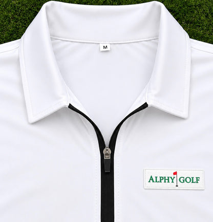 Men's Performance Zip Polo