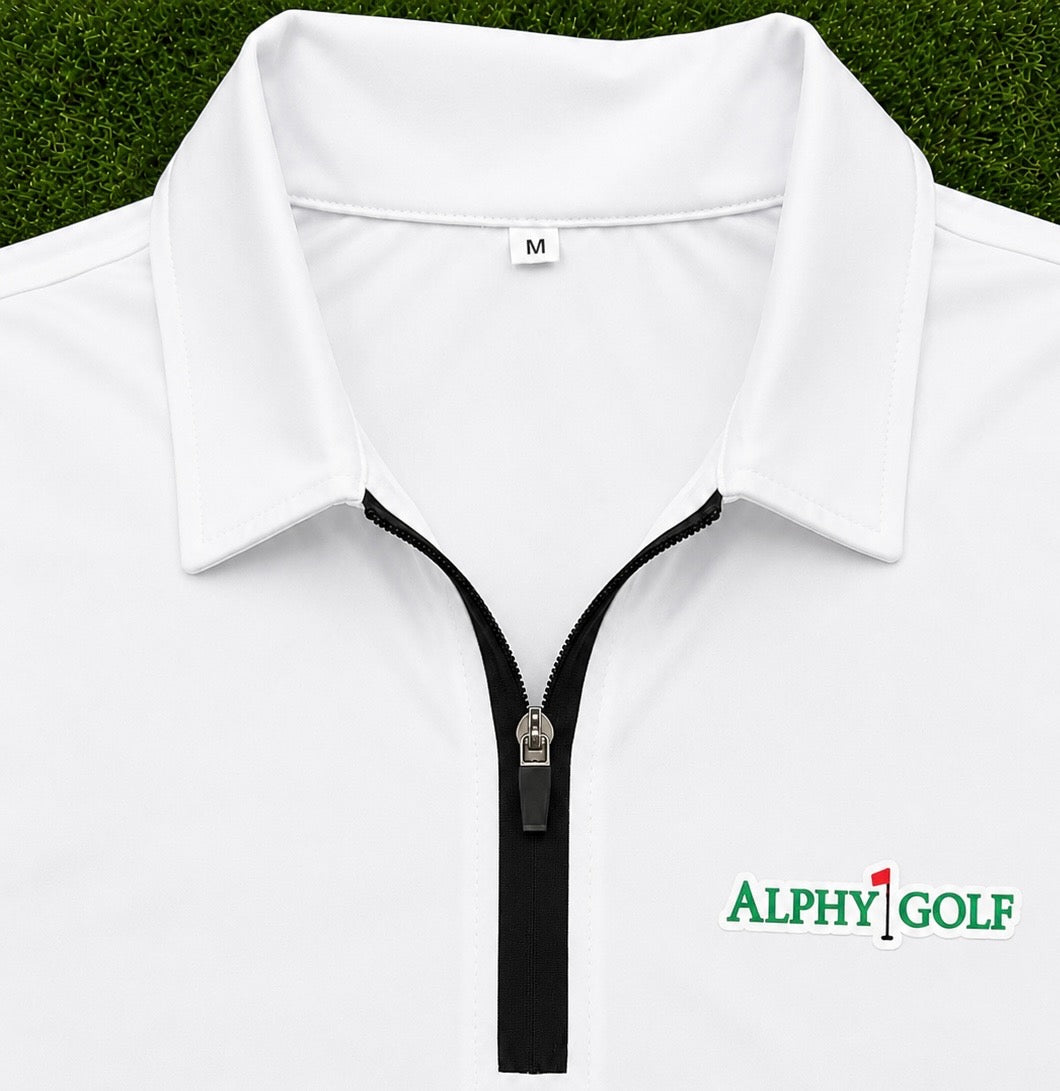 Men's Performance Zip Polo