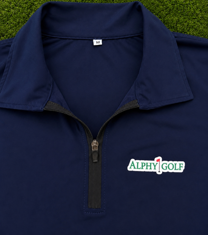 Men's Performance Zip Polo
