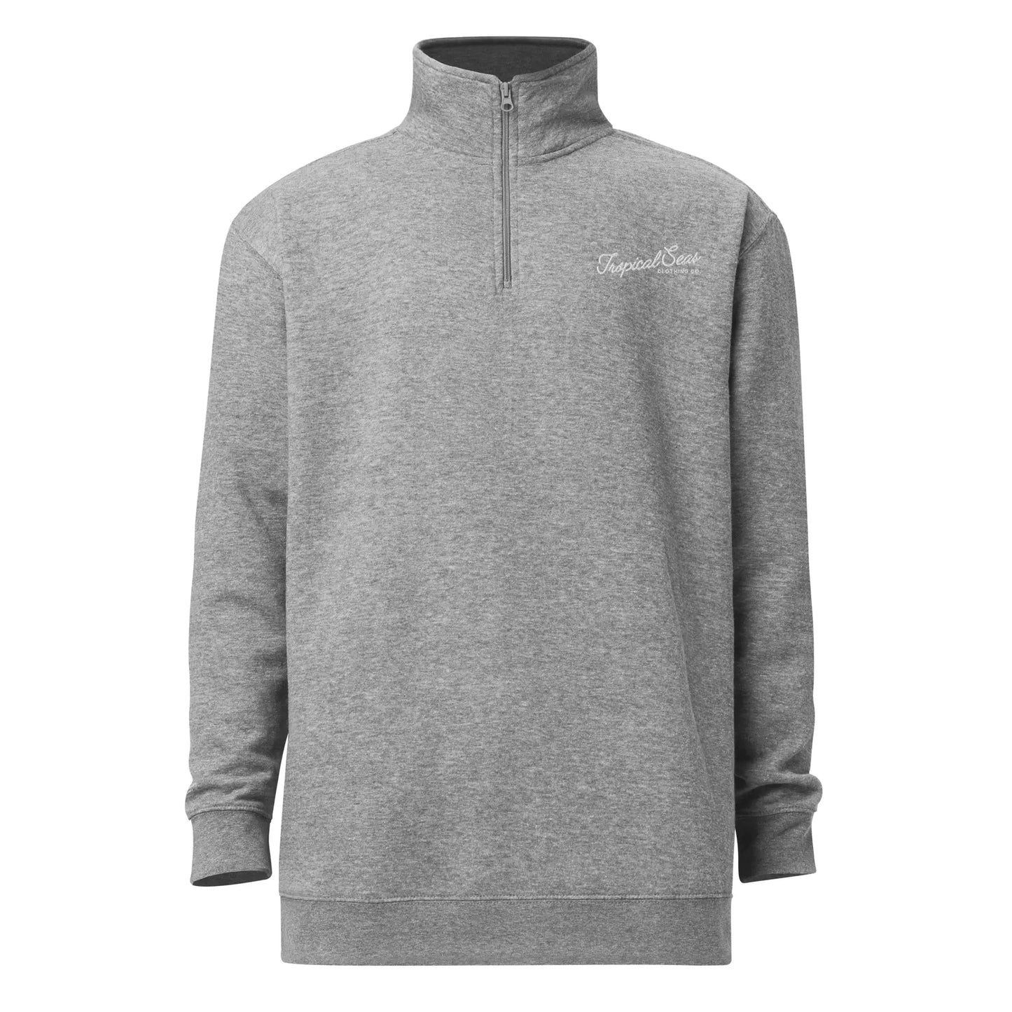 Tropical Seas by AlphyGolf Quarter Zip fleece pullover