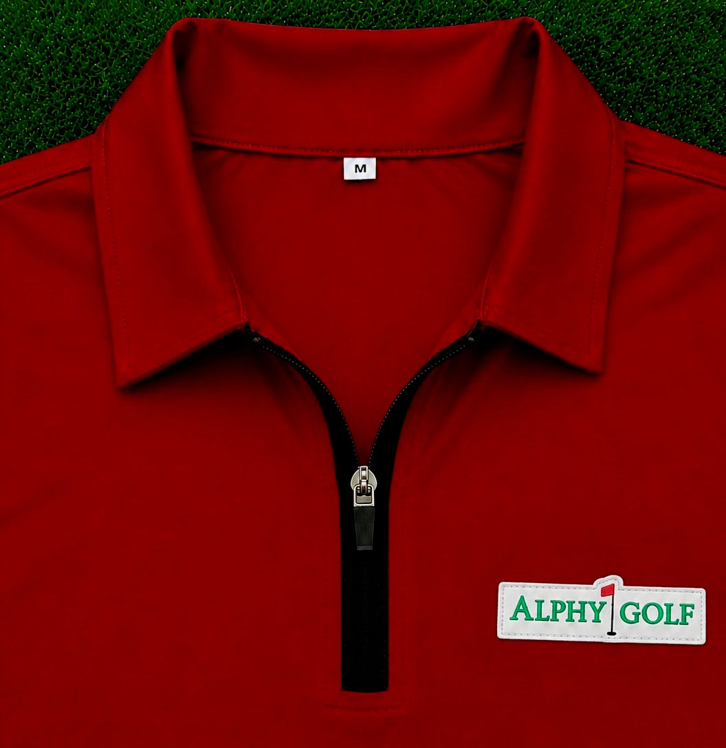 Men's Performance Zip Polo