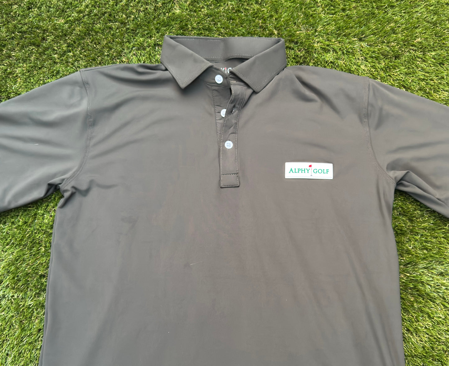 Short Sleeve Button Up Polo